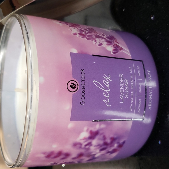 GooseCreek Other - New GooseCreek 3 Wick Candle Aromatherapy  Relax Lavender Sugar
